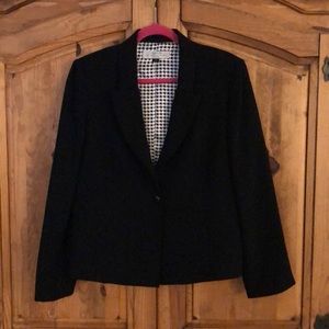 Tahari black jacket Sz 14p